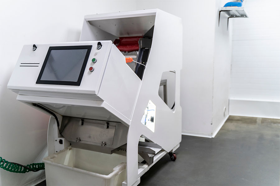 color sorter machine in food production