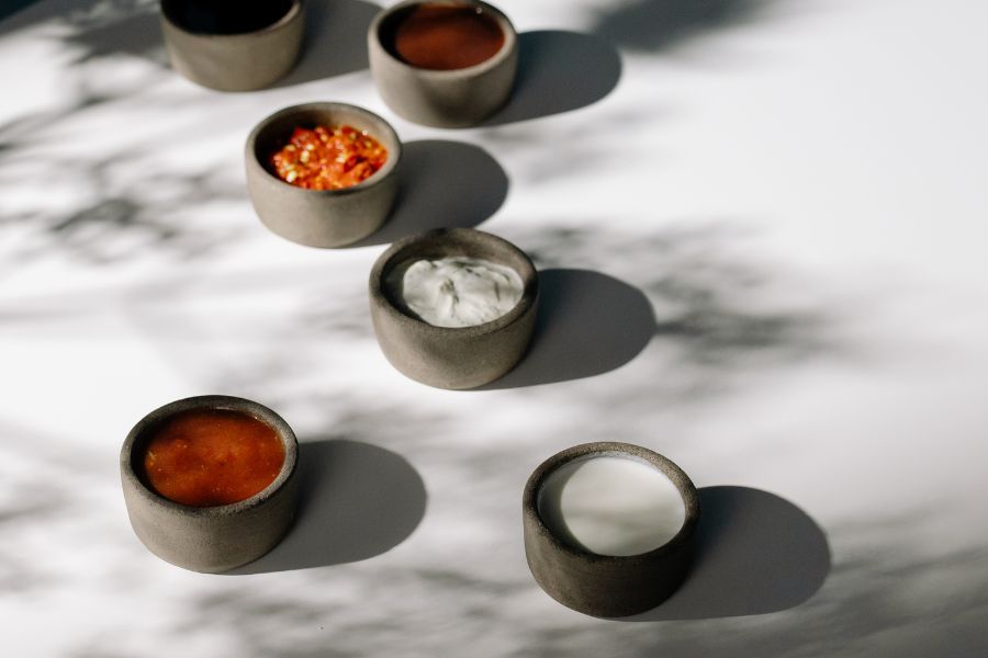 different food sauce