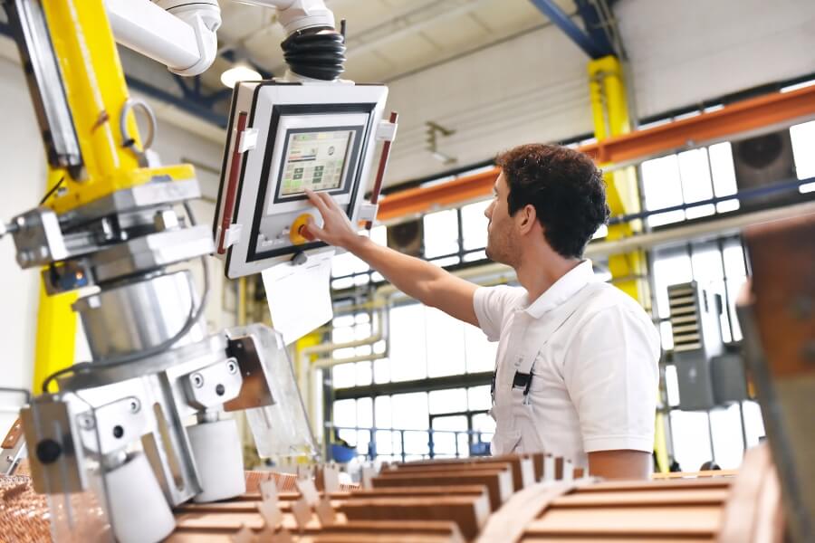 retrieving data from a vision inspection machine