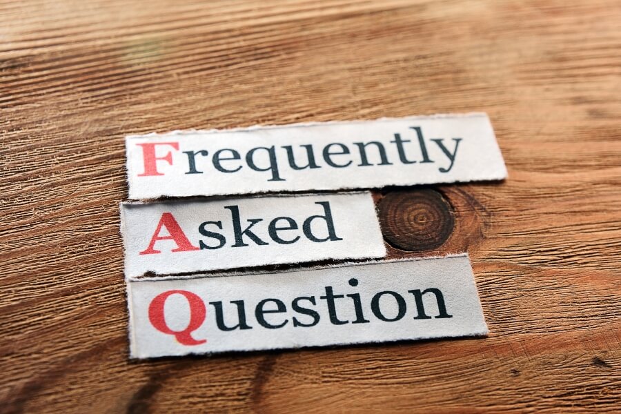frequently asked question written on paper