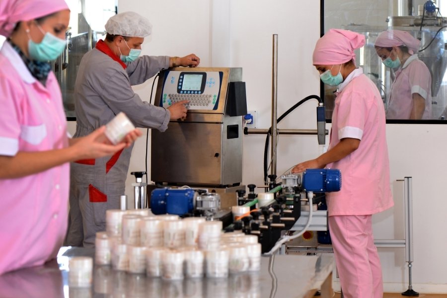 inspecting food products by a machine