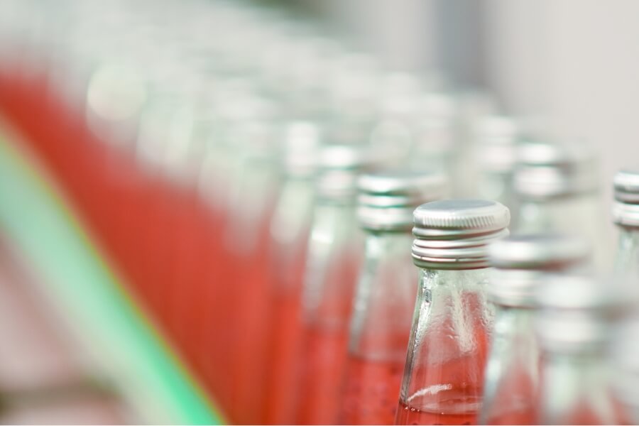 liquids in bottles to be inspected by xray