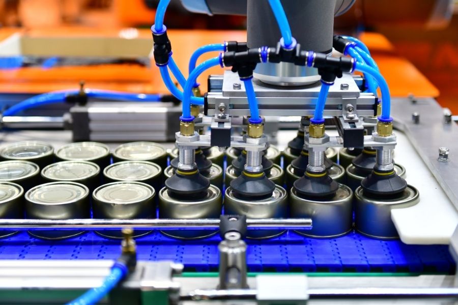 robotic canned food sealing machines