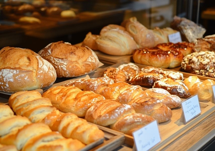 different kinds of breads